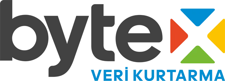 a black and blue logo