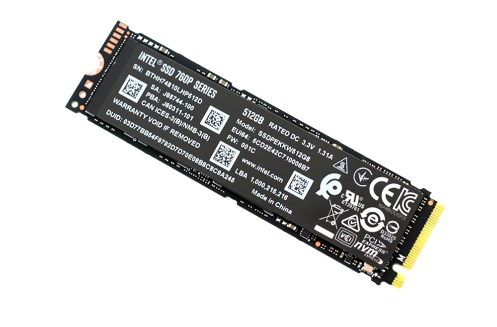 Intel 760p NVMe SSD Veri Kurtarma